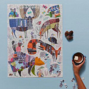 Werkshoppe Woodland Creatures 500 Piece Jigsaw Puzzle